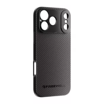 Freewell Sherpa Series iPhone 17 Pro Max dėklas su 17 mm srieginiu laikikliu