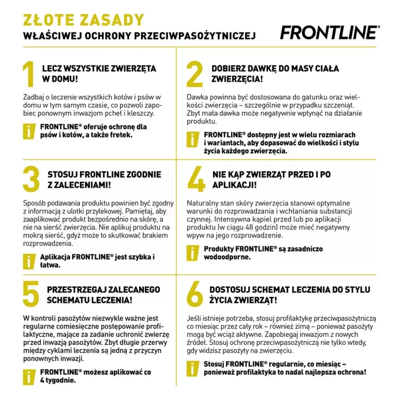 FRONTLINE Tri-act L 20-40 kg - Parazitų lašai šunims - 3 x 4 ml
