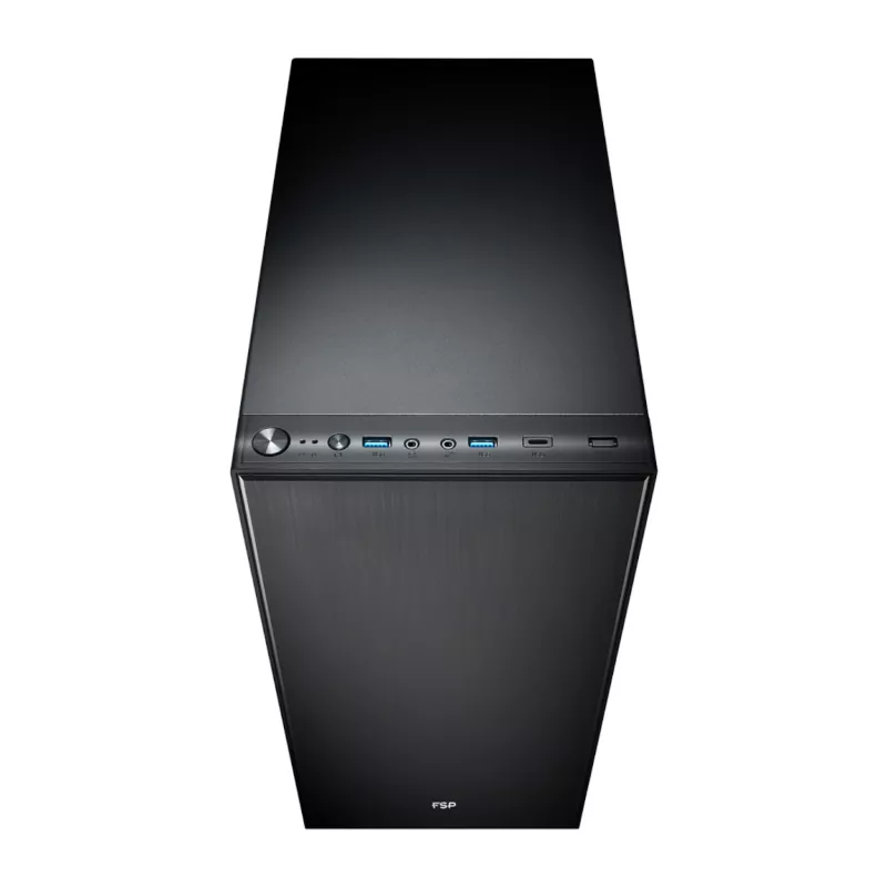 FSP CMT223S ATX vidutinio bokšto korpusas - juodas