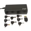 FSP NB 45W Universal Ultrabook Adapter - 19V 2.37A, 8 antgalių, juoda