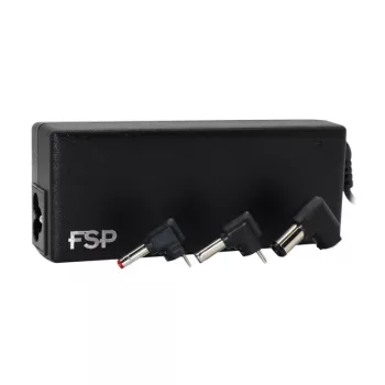 FSP NB 90W Dell nešiojamojo kompiuterio adapteris - 19.5V 4.62A, 90W, juodos spalvos