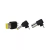 FSP NB 90W universalus nešiojamojo kompiuterio AC adapteris su 8 keičiamais antgaliais - juoda