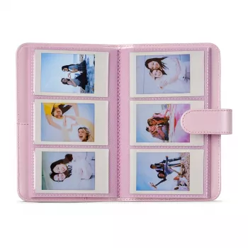 Fujifilm Instax Mini Album Candy Pink – 64-Pocket Photo Album for Instax Mini Photos