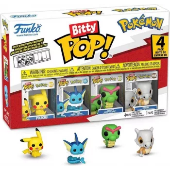 Funko Bitty Pop! Pokémon 1 serijos mini figūrėlių rinkinys (4 vnt.) su paslaptinga chase figūrėle FU81132