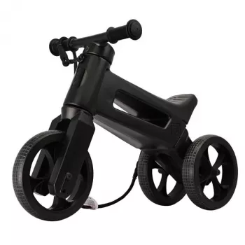 FUNNY WHEELS Rider Super Balansinis Dviratis, Visiškai Juodas, Specialus Leidimas