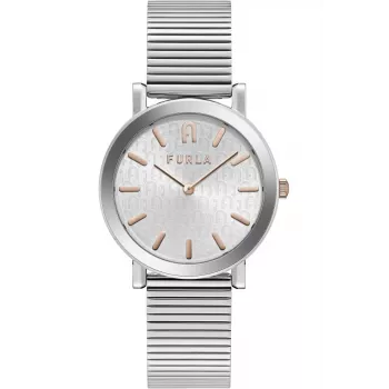 FURLA Arco Chain Moteriškas Kvarcinis Laikrodis WW00003007L1 38mm Nerūdijantis Plienas Sidabrinis