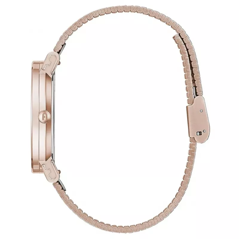 Furla Arco Women's Quartz Watch 38mm Rose Gold Stainless Steel Pink Leather