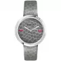 FURLA Giada moteriškas kvarcinis laikrodis R4251110501 34mm sidabrinis ciferblatas rožinis odinis dirželis