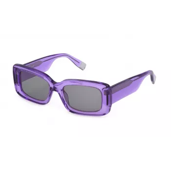 Furla SFU630V530C52 Moteriški akiniai nuo saulės - Acetatinis rėmelis, polikarbonatiniai lęšiai, UV400 apsauga, 53 mm lęšio plotis