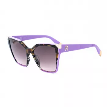 FURLA SFU686V5403KA Moteriški Havana kvadratiniai akiniai nuo saulės 54/18/140 mm