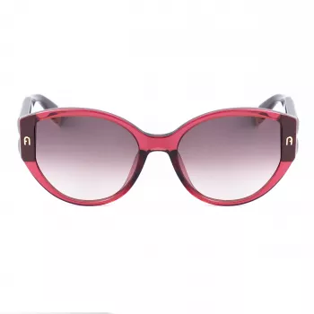 FURLA SFU784-570AFD Moteriški akiniai nuo saulės Havana acetato rėmelis rudi gradientiniai lęšiai 57/19/140 mm