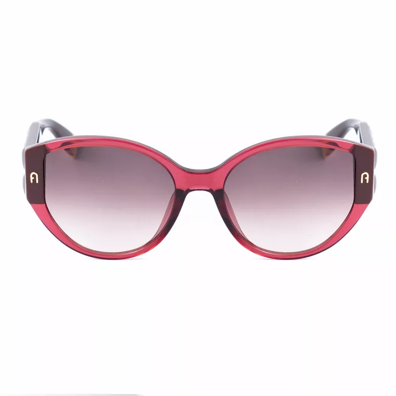 FURLA SFU784-570AFD Moteriški akiniai nuo saulės Havana acetato rėmelis rudi gradientiniai lęšiai 57/19/140 mm