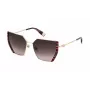 FURLA SFU786V570AHL Moteriški akiniai nuo saulės Havana Brown acetatinis rėmas Brown Gradient lęšiai 57/14/140 mm
