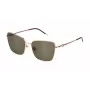 FURLA Women's Cat Eye Sunglasses SFU714-580300 Black/Grey 58mm
