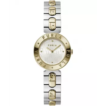 FURLA Women's Watch WW00004007L4 30mm Quartz Stainless Steel and Leather