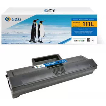 G&G 14148 Tonerio kasetė suderinama su Samsung MLT-D111L / HP SU799A - juoda, didelės talpos (1,800 puslapių)