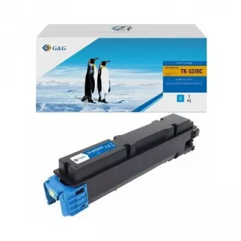 G&G 21000 suderinama tonerio kasetė, skirta Kyocera TK-5370C – Cyan, 21 000 puslapių