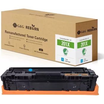 G&G Reborn-Toner kompatibel mit HP 201X,/ CF401X