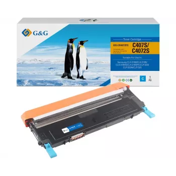 G&G Suderinama žydros spalvos tonerio kasetė, skirta Samsung CLT-C4072S / HP ST994A (14452)
