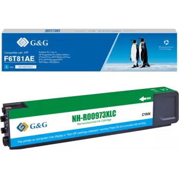 G&G suderinama rašalo kasetė HP 973X Cyan High Yield NH-R00973XLC