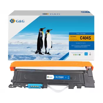 G&G suderinama tonerio kasetė žydra, skirta Samsung CLT-C404S / HP ST966A (14463)