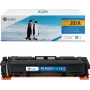 G&G suderinamas kasečių kasetė HP 207A / W2211A (ciano spalvos)