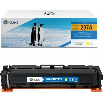 G&G suderinamas tonerio kasetė, skirta HP 207A / W2212A (ciano)