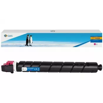 G&G suderinamas kasetė su toneriu, skirta Kyocera TK-8515M (rausvai raudona, 12 000 puslapių)