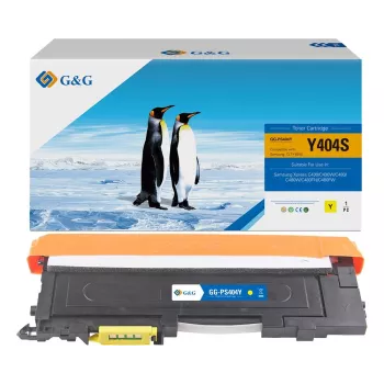 G&G suderinama geltona tonerio kasetė, skirta Samsung CLT-Y404S / HP SU444A (14466)