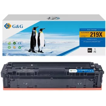 G&G GG-PH2190XFBK Suderinamas Tonerio Kasetė Juoda Didelės Išeigos Pakaitalas HP 219X W2190X