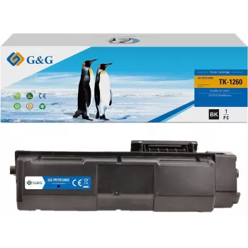G&G GG-PKTK1260C Didelės išeigos žalsvai mėlynas (cyan) tonero kasetė, suderinama su Brother TN-225 (2 200 puslapių)