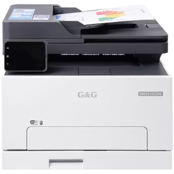 G&G GM2010CDW Spalvotas Lazerinis Daugiafunkcis Spausdintuvas 3-in-1, 20 ppm, Dvipusis, Wi-Fi, Liečiamasis Ekranas