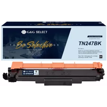G&G GS-BTN247K Suderinama Tonerio kasetė, skirta Brother TN-247BK (juoda, 3000 puslapių išeiga)