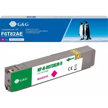 G&G rašalo kasetė, suderinama su HP 973X / F6T82AE XL Magenta