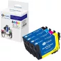 G&G Multipack rašalo kasetės, suderinamos su Epson 604XL (4 x XL, juoda/cyan/magenta/geltona, 20547)