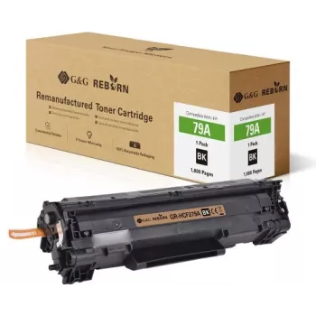 G&G Reborn tonerio kasetė, suderinama su HP 79A / CF279A (21239) – juoda, 1 000 puslapių
