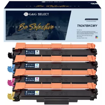 G&G Select Toner 4 rinkinys, skirtas Brother TN-247CMYK BK/C/M/Y (21134)