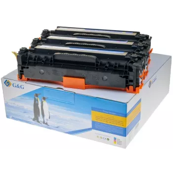 G&G Toner 3 spalvų rinkinys HP 125A /128A/131A C/M/Y