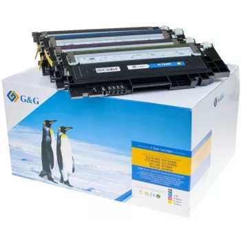 G&G Toner 4 rinkinys, skirtas Samsung P406C/HP SU375A juoda/ciano/magenta/geltona