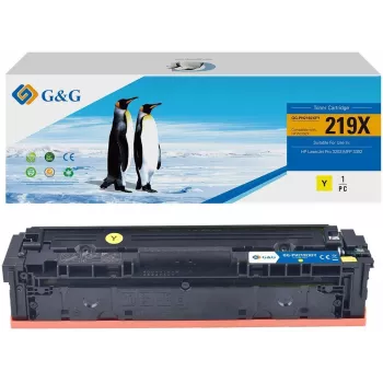 G&G Tonerio kasetė, skirta HP 219X / W2192X geltona (didelės išeigos) GG-PH2192XFY