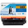G&G XL suderinama tonerių kasetė, skirta HP CF361X/508X – mėlyna (didelės išeigos, 9500 puslapių)