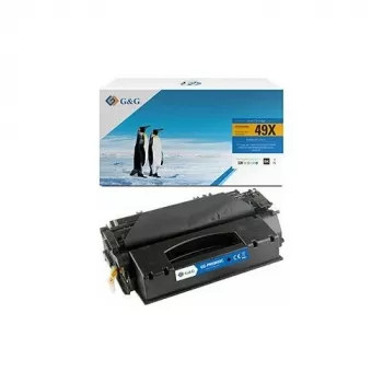 G&G XL kasetė, suderinama su HP 49X (Q5949X) / Canon 708H - juoda, 12 000 puslapių