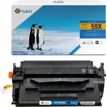 G&G XL kasetė su toneriais, suderinama su HP 59X / CF259X su lustu (19577)