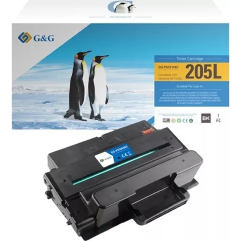 G&G XL kasečių kasetė, suderinama su Samsung MLT-D205L / HP SU963A