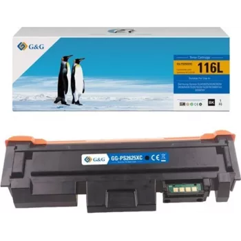 G&G XL dažų kasetė, skirta Samsung MLT-D116L/HP SU828A (14446) - juoda, 3000 puslapių