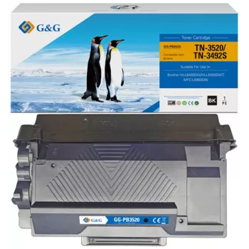 G&G XXXL Toner Compatible with Brother TN-3520 (14298) - Juoda, itin didelės išeigos