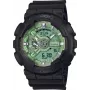 G-SHOCK GA-110CD-1A3ER Analoginis-skaitmeninis juodos dervos sportinis laikrodis