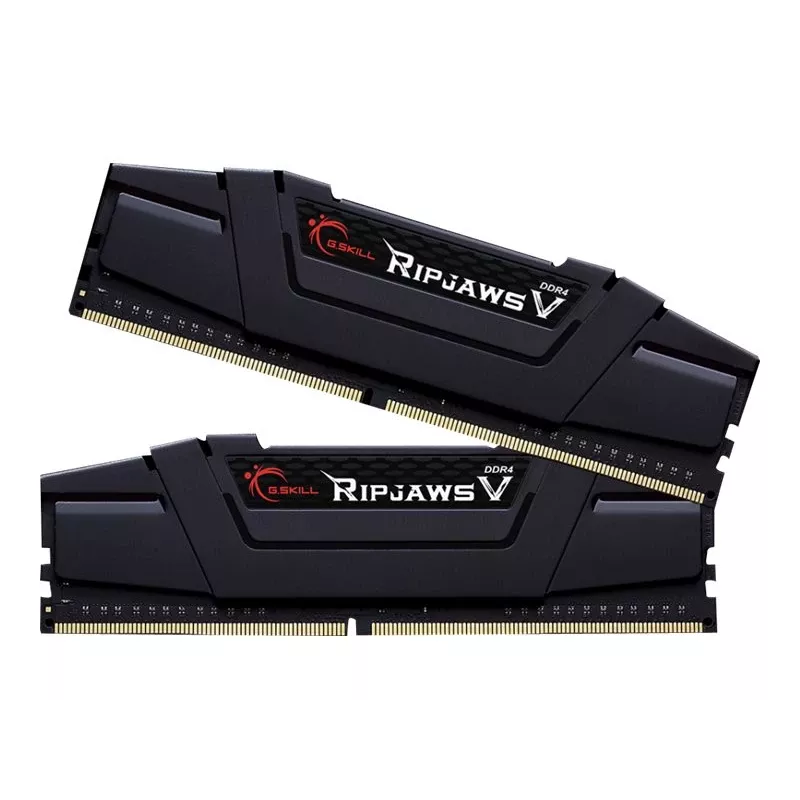 G.Skill Ripjaws V 64GB (2x32GB) DDR4 3200MHz CL16 stalinių kompiuterių atminties rinkinys - juoda