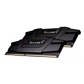 G.Skill Ripjaws V 64GB (2x32GB) DDR4 3600MHz CL18 stalinių kompiuterių atminties rinkinys - juoda