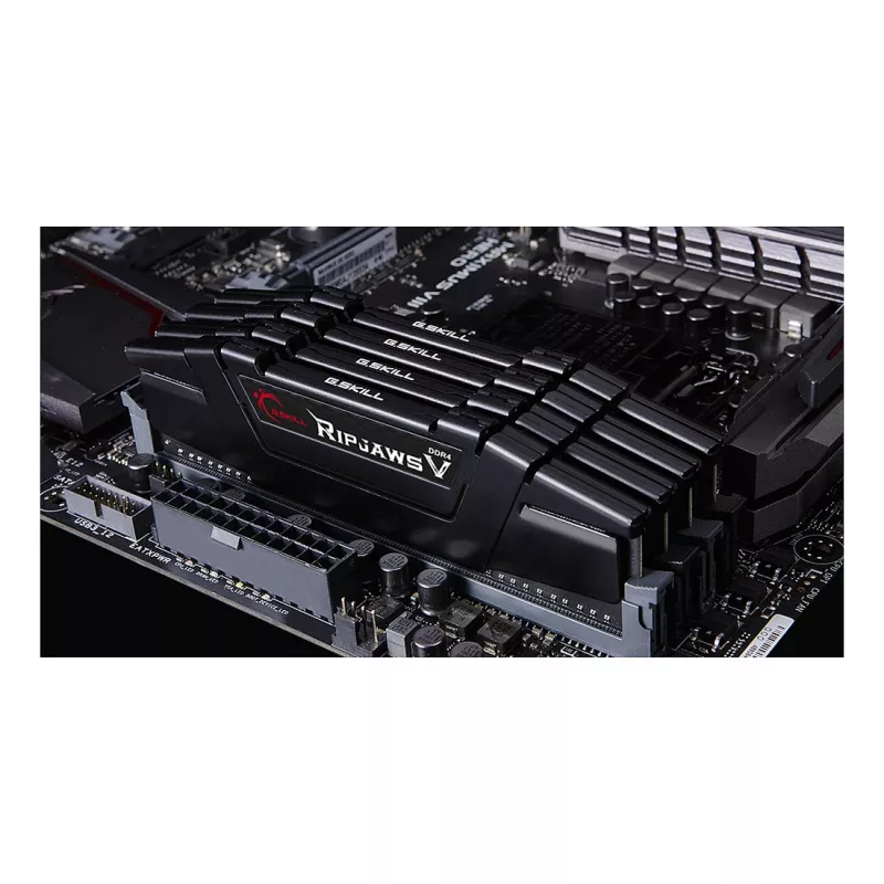 G.Skill Ripjaws V DDR4 rinkinys 128GB (4x32GB) 3200MHz CL16-18-18-38 1.35V Quad Channel darbalaukio atmintis